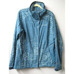 Columbia Bugaboo II Teal Blue Coat Jacket Women's XL Interchangeable Zip Up READ